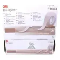Micropore 3M 1/2" x 5 yardas, 24 rollos