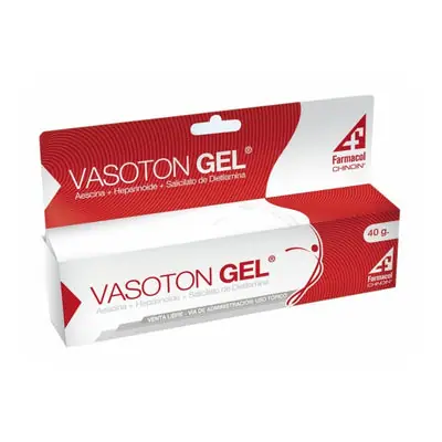 Vasoton gel, caja de 40 g