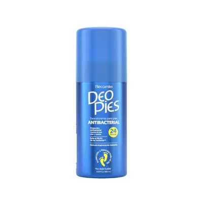 Deo Pies Antibacterial Azul aerosol 180 ml
