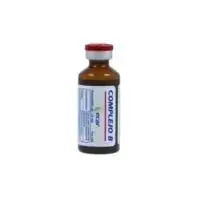 Complejo B solución inyectable Ecar, caja x 5 ampollas de 2 ml