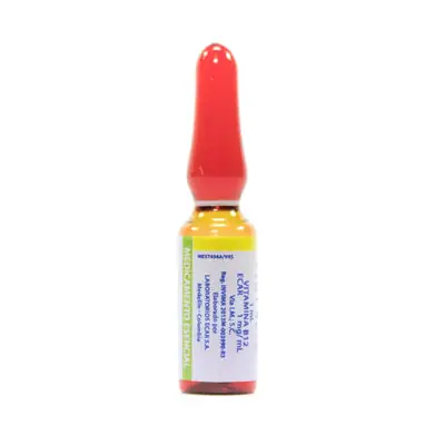 Vitamina B-12 1000 mcg, ampolla de 1 ml, caja x 1 unidad