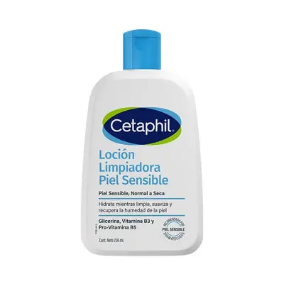 Loción Limpiadora Piel Sensible Cetaphil frasco 236 ml