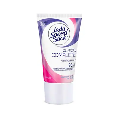 Desodorante en crema Lady Speed Stick Clinical Complete tubo