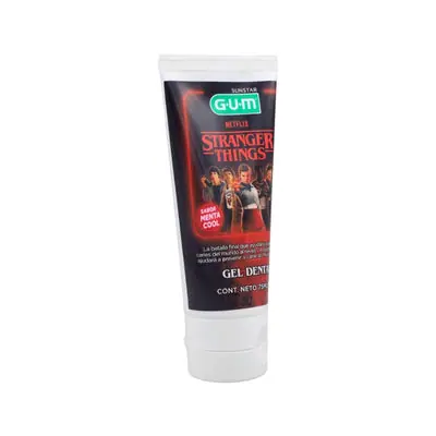 Gel dental GUM Stranger Things tubo 75 ml