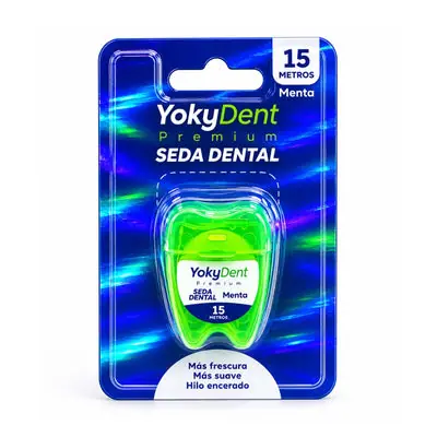Seda dental Yoky Premium Menta blíster x 15 m