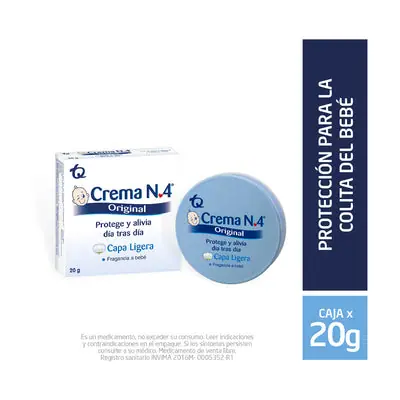 Crema Antipañalitis Nº 4 Caja 20 g