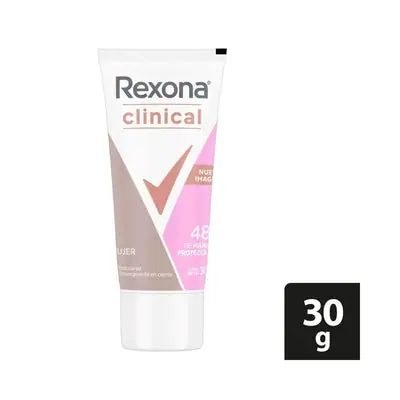 Desodorante en Crema Rexona Women Deo Clinical Tubo 30 g