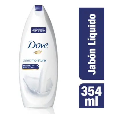 Jabón Dove Body Wash Deep Moisture frasco 354 ml