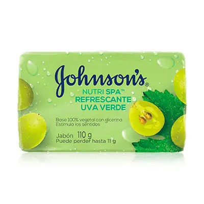 Jabón Johnson's Uva Verde bolsa 110 g