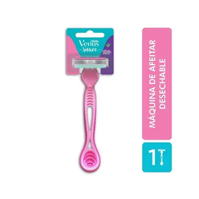 Máquina de afeitar Venus Symply Pink desechable, 1 unidad