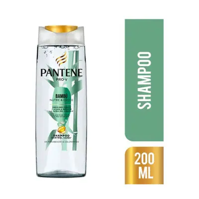 Shampoo Pantene Control Caída Bambú frasco 200 ml