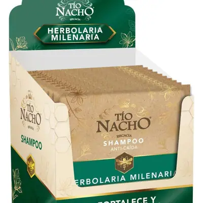 Shampoo Tío Nacho Herbolaria caja x 10 sachets