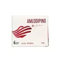 Amlodipino 5 mg x 100 tabletas Ecar