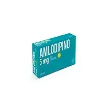 Amlodipino 5 mg, x 10 tabletas